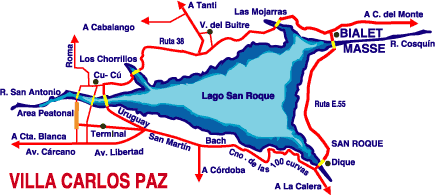 circuito lago san roque